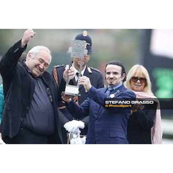 Josef Vana jr. and Chicago win the Gran Corsa Siepi di Milano Milano, San Siro racecourse 18 oct.2015 ph.Stefano Grasso