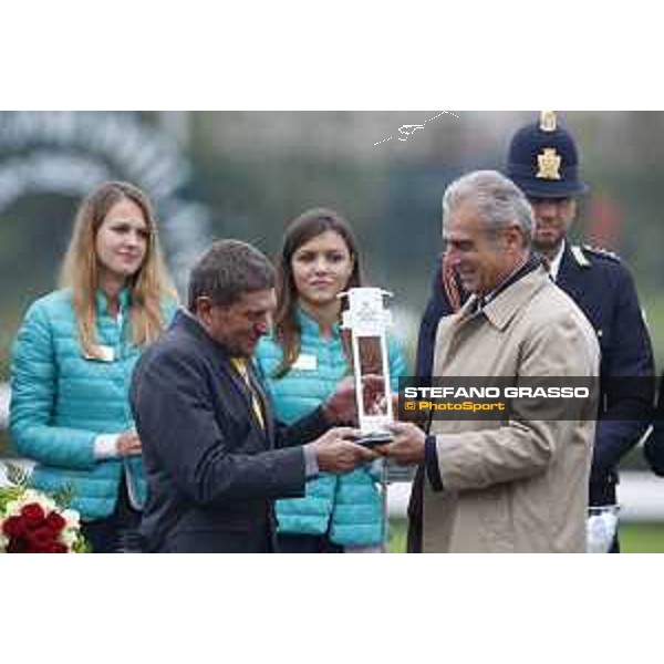 Josef Vana jr. and Chicago win the Gran Corsa Siepi di Milano Milano, San Siro racecourse 18 oct.2015 ph.Stefano Grasso