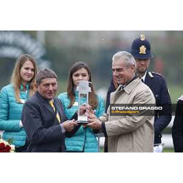 Josef Vana jr. and Chicago win the Gran Corsa Siepi di Milano Milano, San Siro racecourse 18 oct.2015 ph.Stefano Grasso