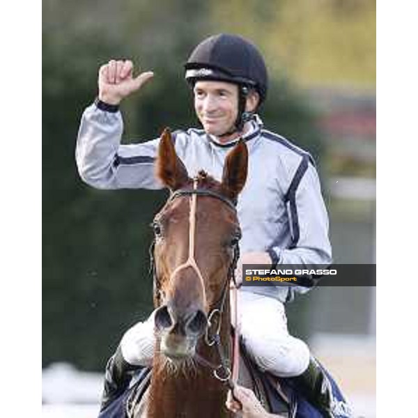 Adrie De Vries and Odeliz win the Premio Longines Lydia Tesio Roma,Capannelle racecourse 25 october 2015 ph.Stefano Grasso/HippoGroup Roma Capannelle