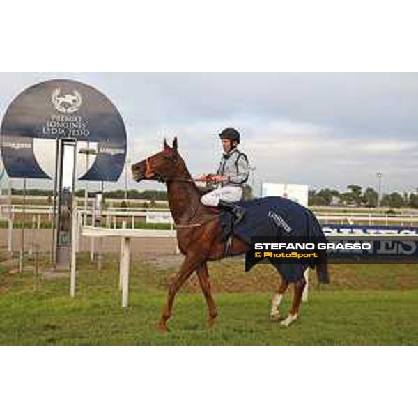 Adrie De Vries and Odeliz win the Premio Longines Lydia Tesio Roma,Capannelle racecourse 25 october 2015 ph.Stefano Grasso/HippoGroup Roma Capannelle
