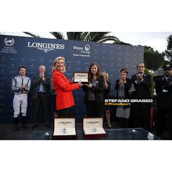 Prize giving ceremony of the Premio Longines Lydia Tesio Roma,Capannelle racecourse 25 october 2015 ph.Stefano Grasso/HippoGroup Roma Capannelle