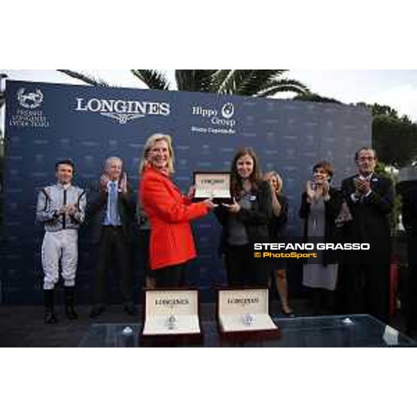 Prize giving ceremony of the Premio Longines Lydia Tesio Roma,Capannelle racecourse 25 october 2015 ph.Stefano Grasso/HippoGroup Roma Capannelle
