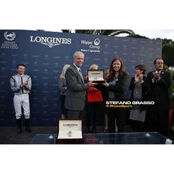 Prize giving ceremony of the Premio Longines Lydia Tesio Roma,Capannelle racecourse 25 october 2015 ph.Stefano Grasso/HippoGroup Roma Capannelle
