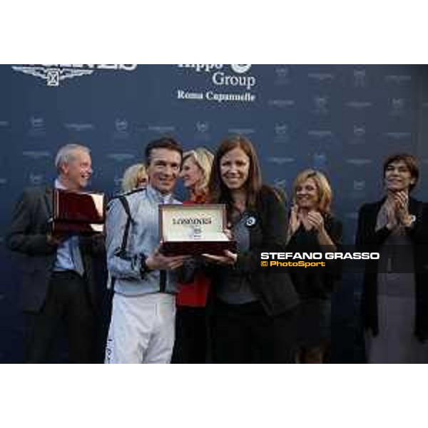 Prize giving ceremony of the Premio Longines Lydia Tesio Roma,Capannelle racecourse 25 october 2015 ph.Stefano Grasso/HippoGroup Roma Capannelle