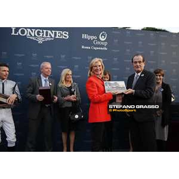 Prize giving ceremony of the Premio Longines Lydia Tesio Roma,Capannelle racecourse 25 october 2015 ph.Stefano Grasso/HippoGroup Roma Capannelle
