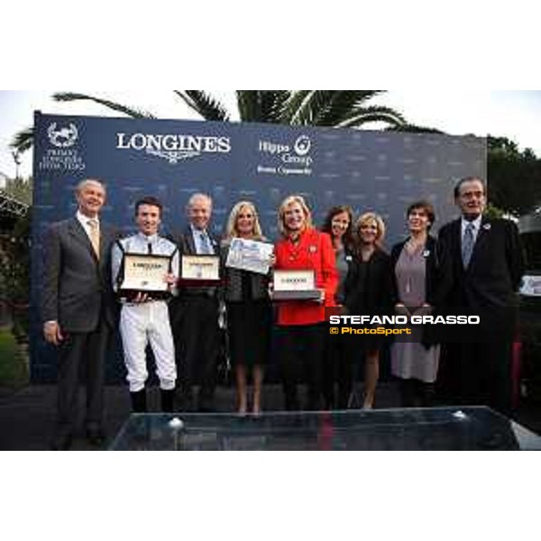 Prize giving ceremony of the Premio Longines Lydia Tesio Roma,Capannelle racecourse 25 october 2015 ph.Stefano Grasso/HippoGroup Roma Capannelle