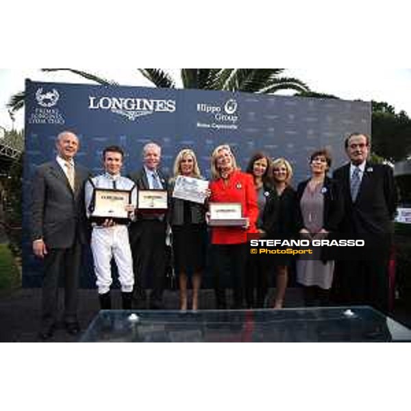 Prize giving ceremony of the Premio Longines Lydia Tesio Roma,Capannelle racecourse 25 october 2015 ph.Stefano Grasso/HippoGroup Roma Capannelle