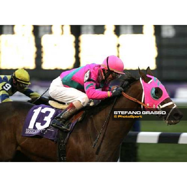 Jerry Bailey on Saint Liam wins the Breeders\' Cup Classic New York, 29th october 2005 ph. Stefano Grasso