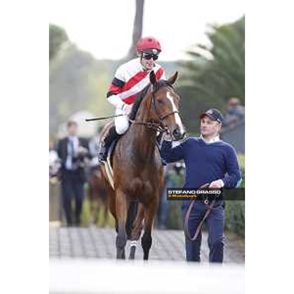 A.Pietsch on Nymeria Premio Longines Lydia Tesio Roma,25/10/2015 ph.Stefano Grasso