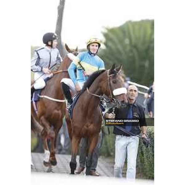 Claudio Colombi on Favulusa Premio Longines Lydia Tesio Roma,25/10/2015 ph.Stefano Grasso