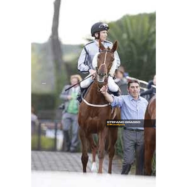 Adrie de Vries on Odeliz Premio Longines Lydia Tesio Roma,25/10/2015 ph.Stefano Grasso