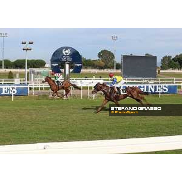 Umberto Rispoli on Right Connection and Antony Crastus on Shutterbug Premio Conte Felice Scheibler Roma,25/10/2015 ph.Domenico Savi