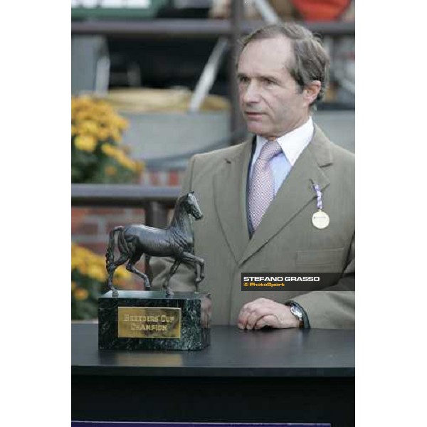 Andr Fabre, tgrainer of Shirocco winner of Breeders\' Cup Turf New York, 29th october 2005 ph. Stefano Grasso
