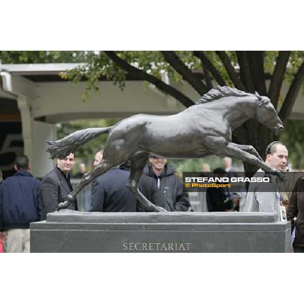 the statue in honour of Secretariat New York, 29th october 2005 ph. Stefano Grasso