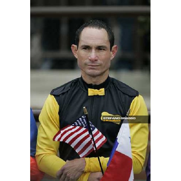 opening ceremony of Breeders\' Cup at Belmont Park- Edgar Prado New York, 29th october 2005 ph. Stefano Grasso