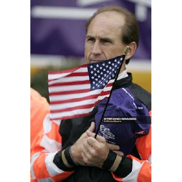 opening ceremony of Breeders\' Cup at Belmont Park - Jerry Bailey New York, 29th october 2005 ph. Stefano Grasso