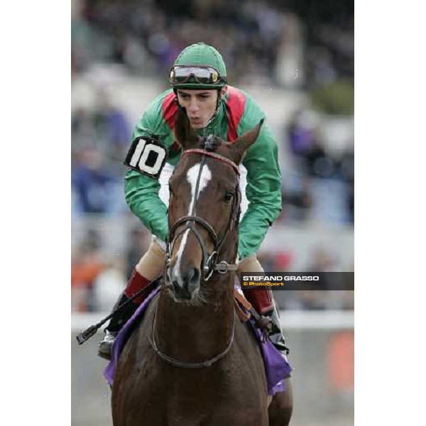 Christophe Soumillon on Valixir - Netjets Breeders\' Cup Mile New York, 29th october 2005 ph. Stefano Grasso