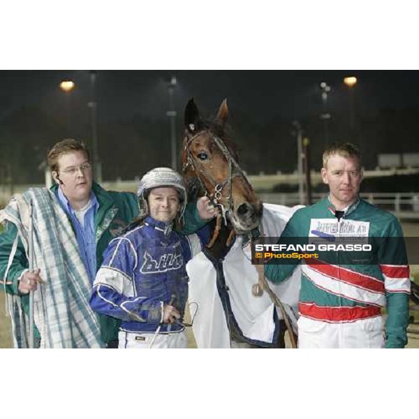 parade ring for Le Reve and Erik Adielsson winners of Premio Paolo e Orsino Orsi Mangelli filly Milan, 1st november 2005 ph. Stefano Grasso