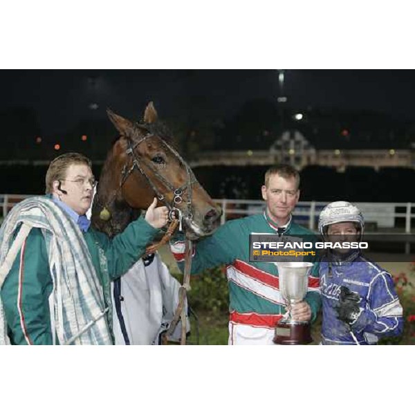 parade ring for Erik Adielsson and Le Reve, winners of Premio Paolo e Orsino Orsi Mangelli filly Milan, 1st november 2005 ph. Stefano Grasso