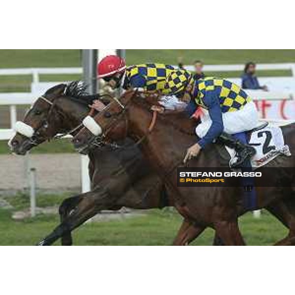 Fabio Branca and Dylan Mouth win the Premio Roma - GBI Racing Roma,Capannelle racecourse,8th october 2015 ph.Domenico Savi/Grasso
