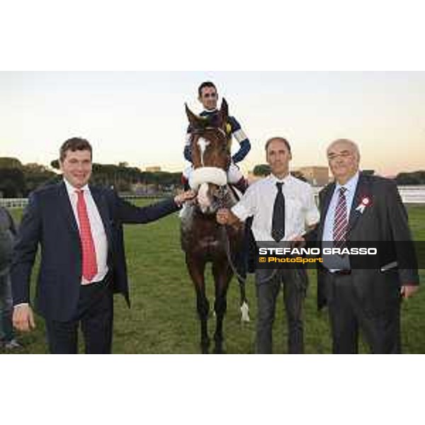 Fabio Branca and Dylan Mouth win the Premio Roma - GBI Racing Roma,Capannelle racecourse,8th october 2015 ph.Domenico Savi/Grasso