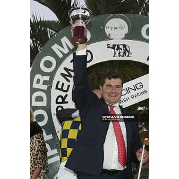 Fabio Branca and Dylan Mouth win the Premio Roma - GBI Racing Prize giving ceremony Roma,Capannelle racecourse,8th october 2015 ph.Domenico Savi/Grasso