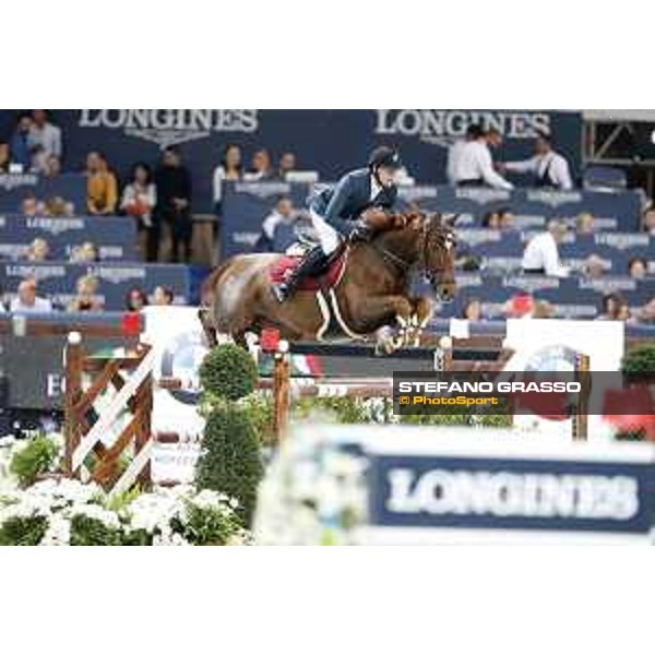 Jumping Verona - class 14 Longines Fei World Cup Jumping - Premio Fixdesign Simon Delestre on Hermes Ryan Verona,8th nov.2015 ph.Stefano Grasso/Fieracavalli