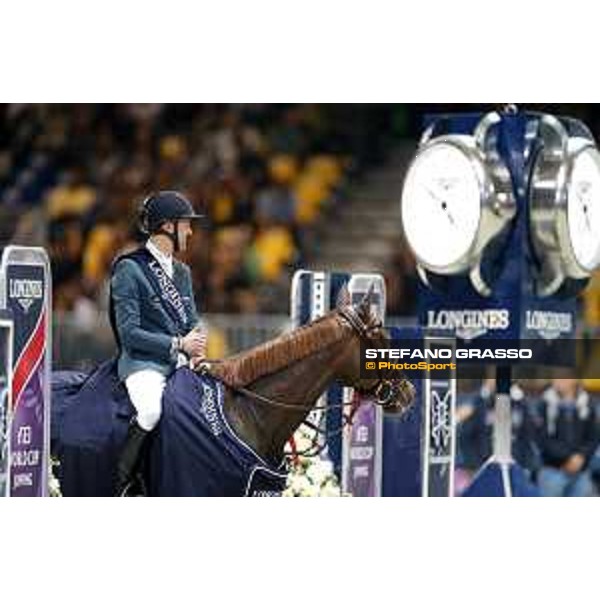 Jumping Verona - class 14 Longines Fei World Cup Jumping - Premio Fixdesign Simon Delestre on Hermes Ryan Verona,8th nov.2015 ph.Stefano Grasso/Fieracavalli