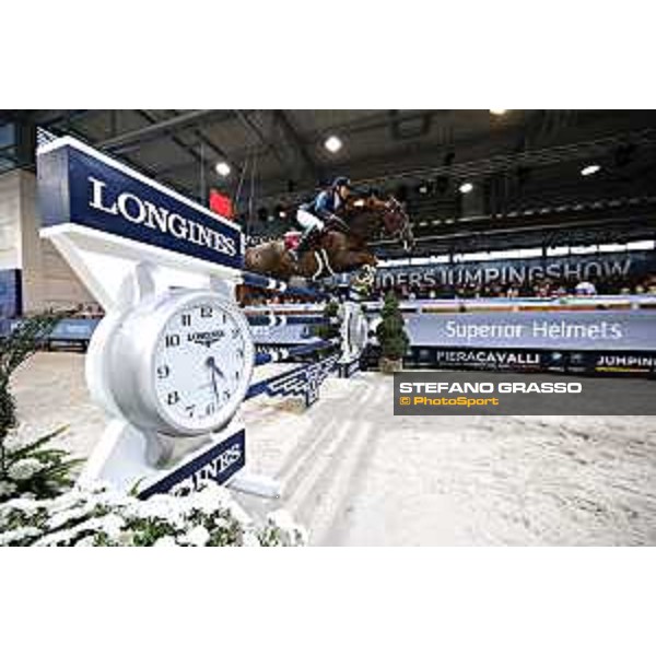Jumping Verona - class 14 Longines Fei World Cup Jumping - Premio Fixdesign Simon Delestre on Hermes Ryan Verona,8th nov.2015 ph.Stefano Grasso/Fieracavalli