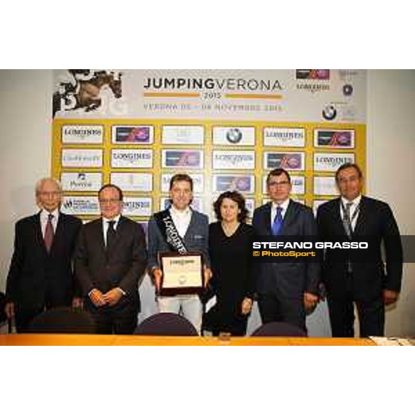 Jumping Verona - class 14 Longines Fei World Cup Jumping - Premio Fixdesign Press Conference Verona,8th nov.2015 ph.Stefano Grasso/Fieracavalli