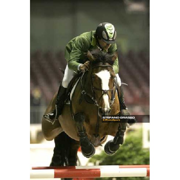 Rodrigo Pessoa on Richmond Park winner of Prix nr.3 Fei-World Cup at Verona Fiera Cavalli Verona, 4th november 2005 ph. Stefano Grasso