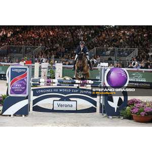 Jumping Verona - class 14 Longines Fei World Cup Jumping - Premio Fixdesign Scott Brash on Hello M\'Lady Verona,8th nov.2015 ph.Stefano Grasso/Fieracavalli
