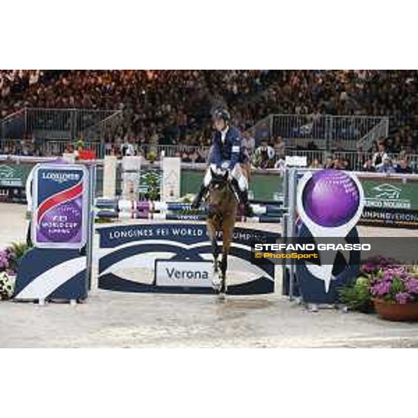 Jumping Verona - class 14 Longines Fei World Cup Jumping - Premio Fixdesign Scott Brash on Hello M\'Lady Verona,8th nov.2015 ph.Stefano Grasso/Fieracavalli