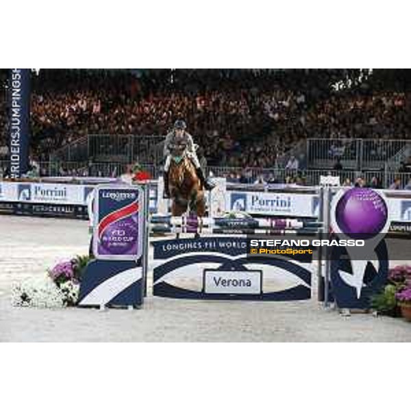 Jumping Verona - class 14 Longines Fei World Cup Jumping - Premio Fixdesign Henrik von Eckermann on Cantinero Verona,8th nov.2015 ph.Stefano Grasso/Fieracavalli