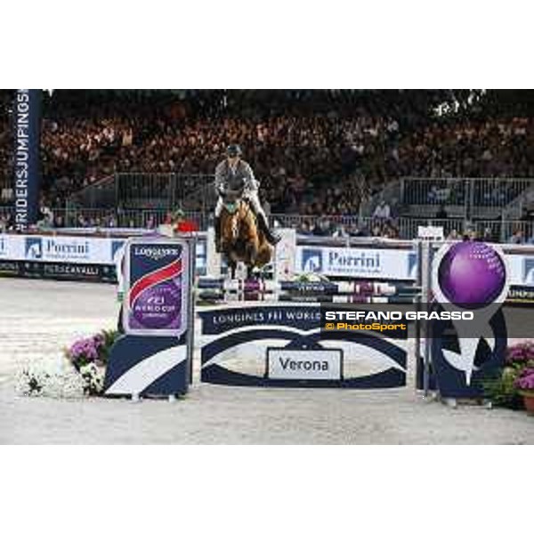 Jumping Verona - class 14 Longines Fei World Cup Jumping - Premio Fixdesign Henrik von Eckermann on Cantinero Verona,8th nov.2015 ph.Stefano Grasso/Fieracavalli