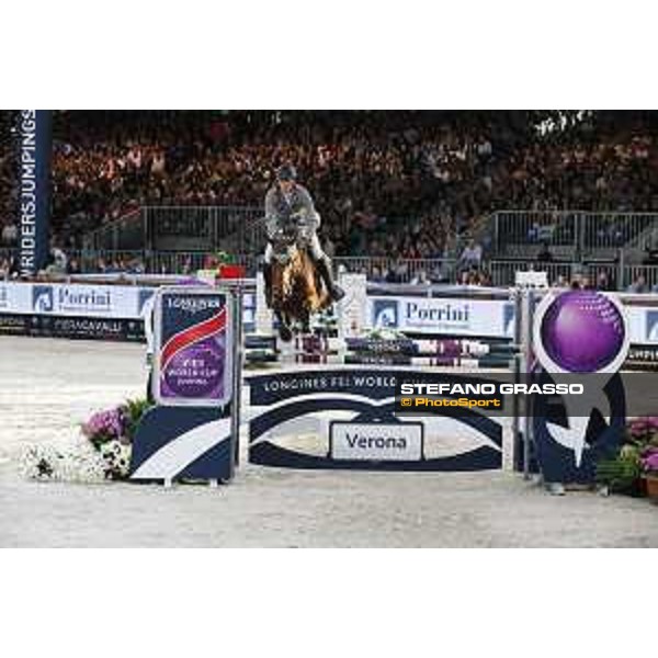 Jumping Verona - class 14 Longines Fei World Cup Jumping - Premio Fixdesign Henrik von Eckermann on Cantinero Verona,8th nov.2015 ph.Stefano Grasso/Fieracavalli