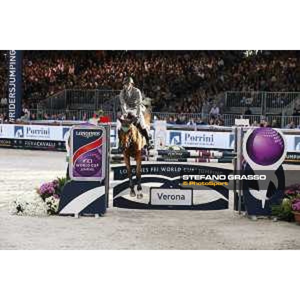 Jumping Verona - class 14 Longines Fei World Cup Jumping - Premio Fixdesign Henrik von Eckermann on Cantinero Verona,8th nov.2015 ph.Stefano Grasso/Fieracavalli