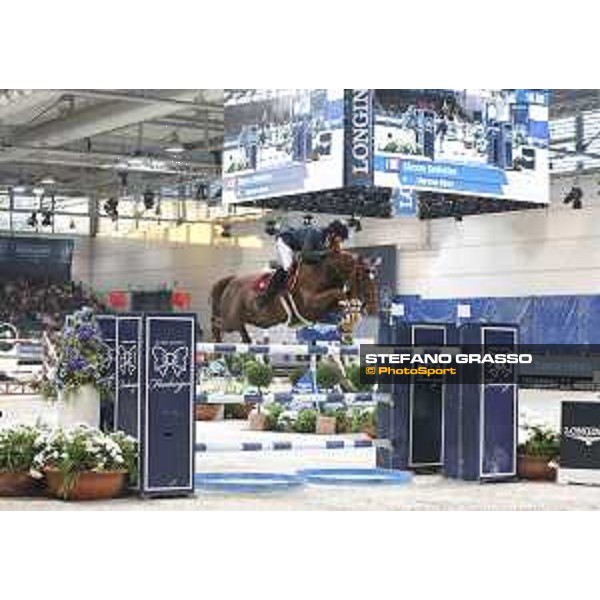 Jumping Verona - class 14 Longines Fei World Cup Jumping - Premio Fixdesign Simon Delestre on Hermes Ryan Verona,8th nov.2015 ph.Stefano Grasso/Fieracavalli