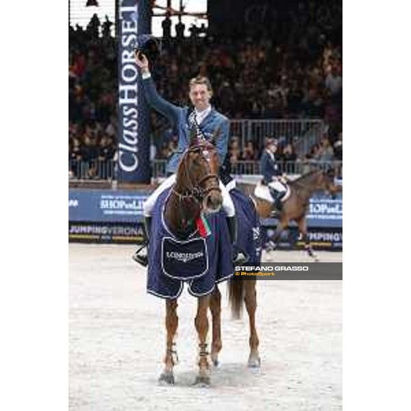 Jumping Verona - class 14 Longines Fei World Cup Jumping - Premio Fixdesign Simon Delestre on Hermes Ryan Verona,8th nov.2015 ph.Stefano Grasso/Fieracavalli