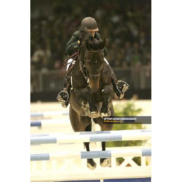 Meredith Michaels-Beerbaum on Checkmate, 2nd placed in Prix nr.3 Fei-World Cup at Verona Fiera Cavalli Verona, 4th november 2005 ph. Stefano Grasso