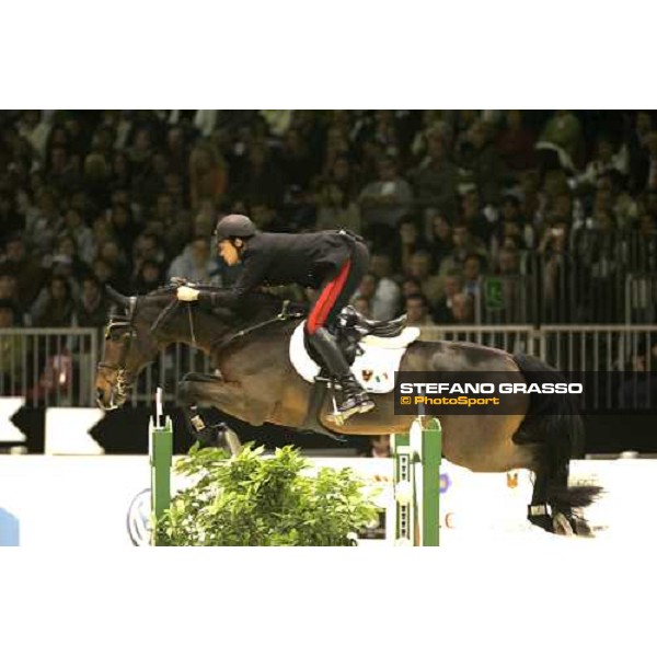 Giuseppe Rolli on Kilian, 5th placed in Prix nr.3 Fei-World Cup at Verona Fiera Cavalli Verona, 4th november 2005 ph. Stefano Grasso