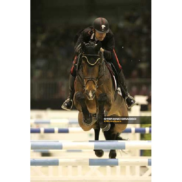 Giuseppe Rolli on Kilian, 5th placed in Prix nr.3 Fei-World Cup at Verona Fiera Cavalli Verona, 4th november 2005 ph. Stefano Grasso