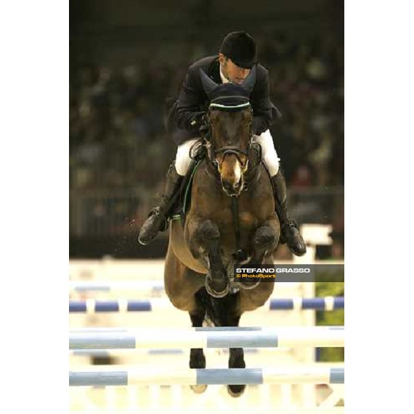 Lars Nieberg on Loreana, 3rd placed in Prix nr.3 Fei-World Cup at Verona Fiera Cavalli Verona, 4th november 2005 ph. Stefano Grasso