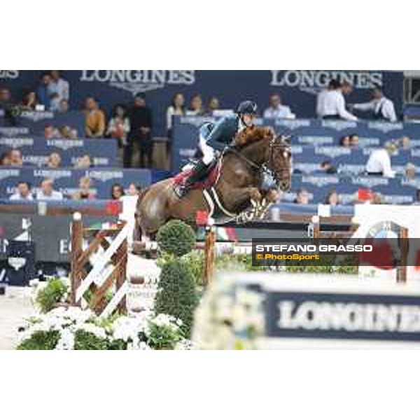 Jumping Verona - class 14 Longines Fei World Cup Jumping - Premio Fixdesign Simon Delestre on Hermes Ryan Verona,8th nov.2015 ph.Stefano Grasso/Fieracavalli