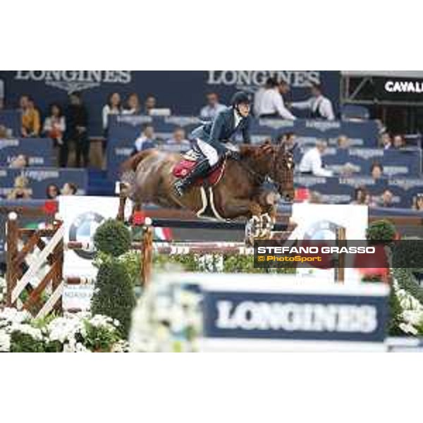 Jumping Verona - class 14 Longines Fei World Cup Jumping - Premio Fixdesign Simon Delestre on Hermes Ryan Verona,8th nov.2015 ph.Stefano Grasso/Fieracavalli