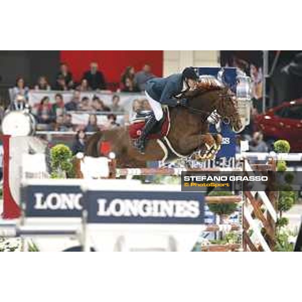Jumping Verona - class 14 Longines Fei World Cup Jumping - Premio Fixdesign Simon Delestre on Hermes Ryan Verona,8th nov.2015 ph.Stefano Grasso/Fieracavalli