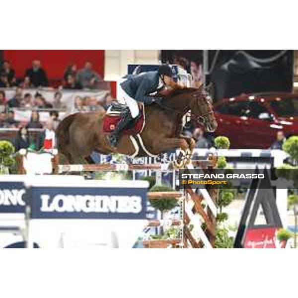 Jumping Verona - class 14 Longines Fei World Cup Jumping - Premio Fixdesign Simon Delestre on Hermes Ryan Verona,8th nov.2015 ph.Stefano Grasso/Fieracavalli