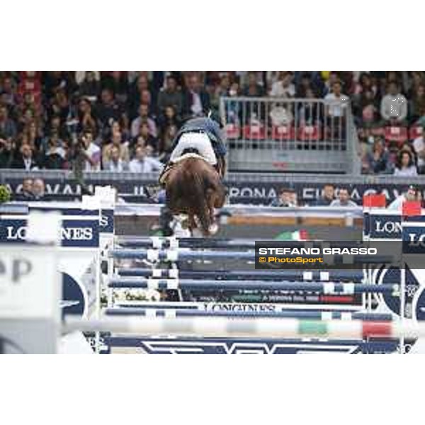 Jumping Verona - class 14 Longines Fei World Cup Jumping - Premio Fixdesign Simon Delestre on Hermes Ryan Verona,8th nov.2015 ph.Stefano Grasso/Fieracavalli