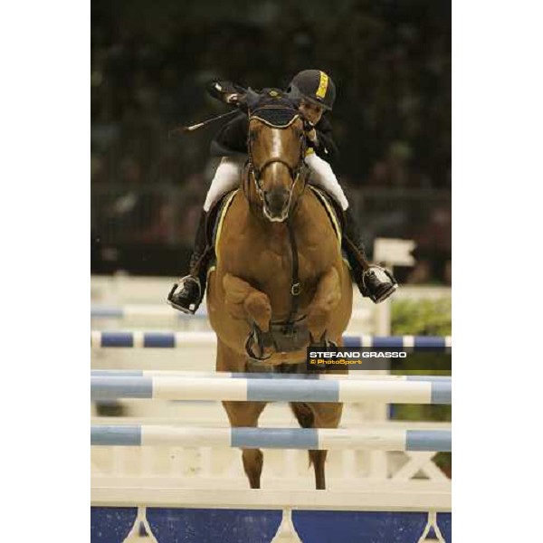 Beatrice Patrese on Fanix de Rol - Prix nr.3 Fei-World Cup at Verona Fiera Cavalli Verona, 4th november 2005 ph. Stefano Grasso